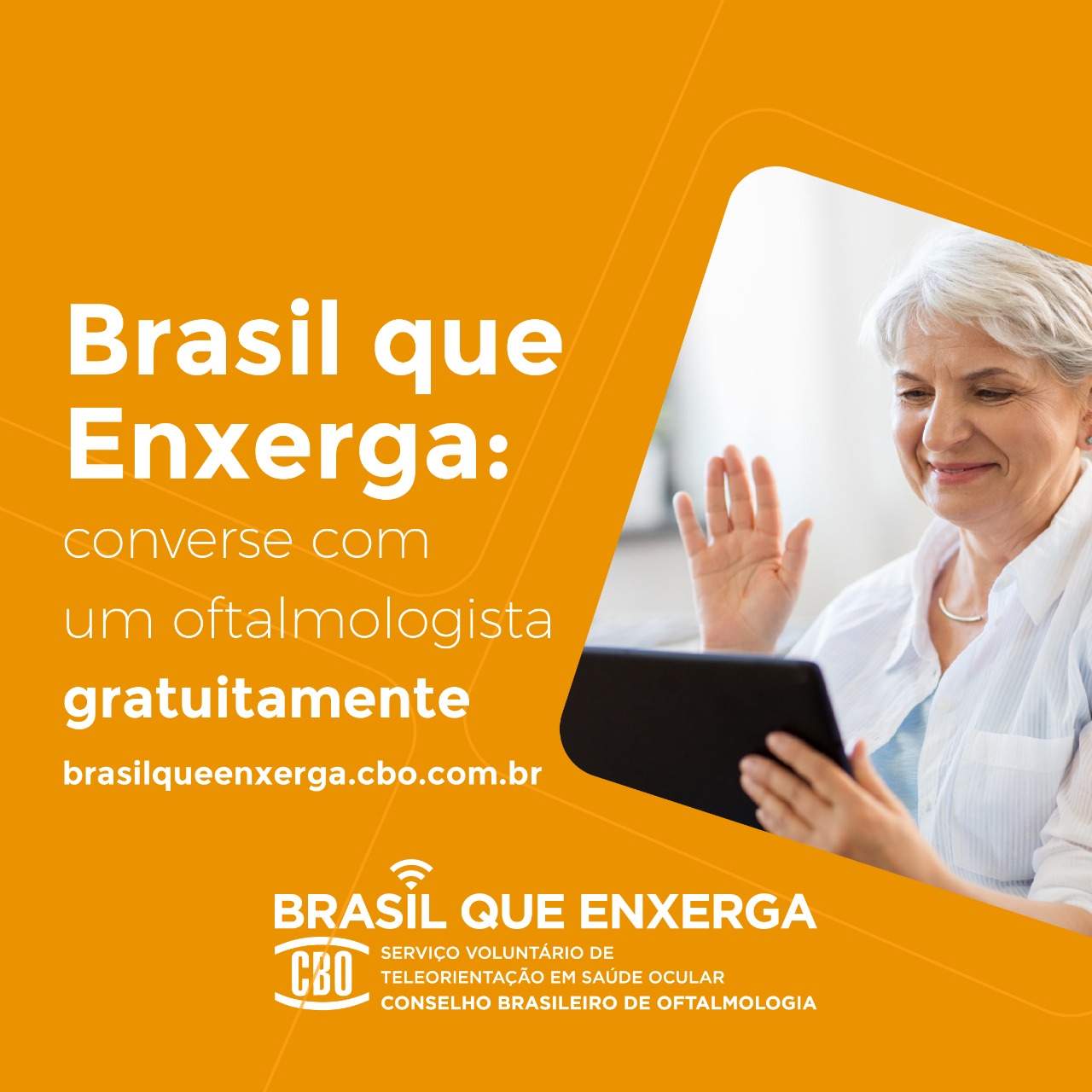 Brasil que enxerga: teleorientação gratuita em saúde ocular